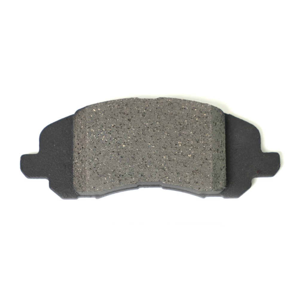 Ceramic brake pads with copper